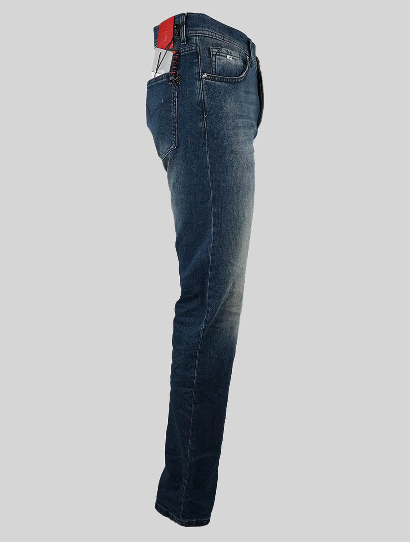 Marco Pescarolo Blue Cotton Ea Jeans