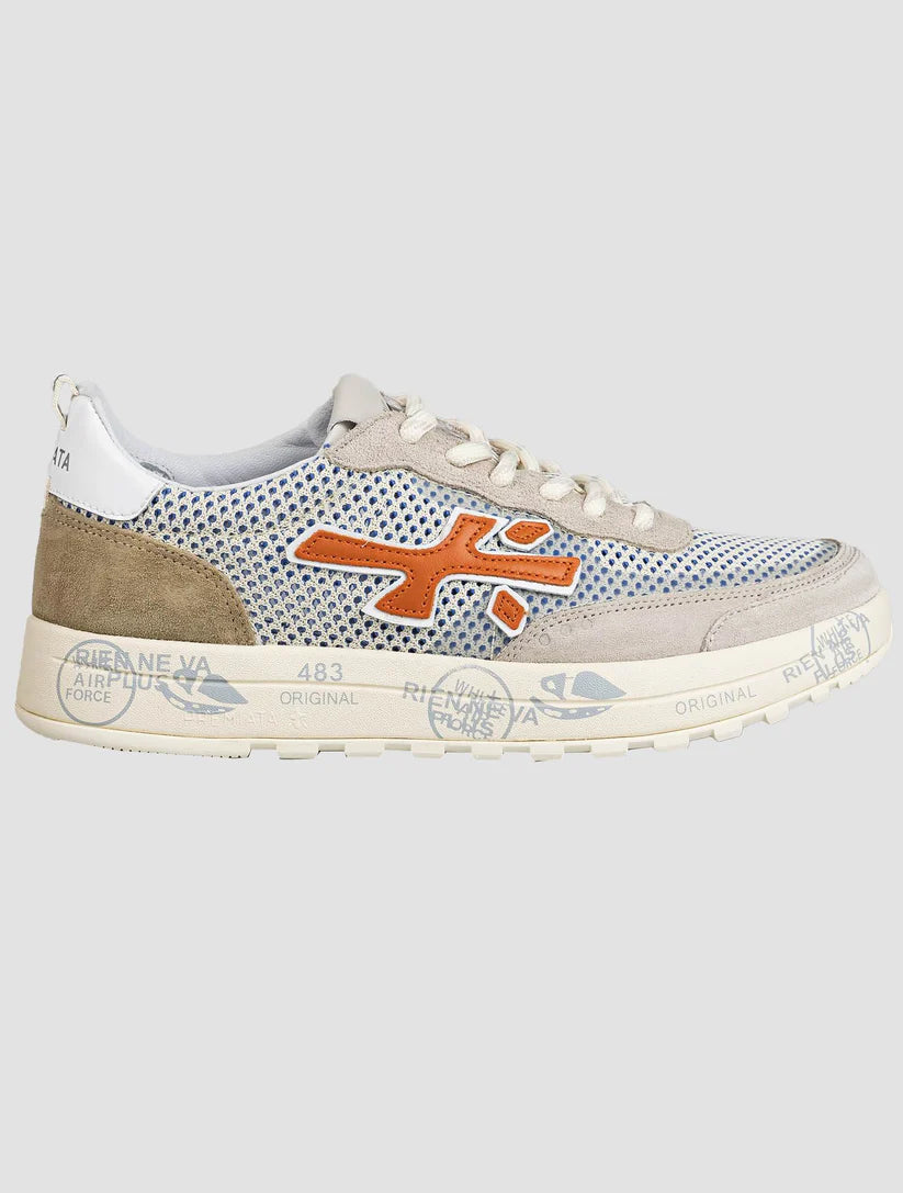 Premiata Multicolor Pl Leather Suede Pa Nylon Pu Cotton Sneakers