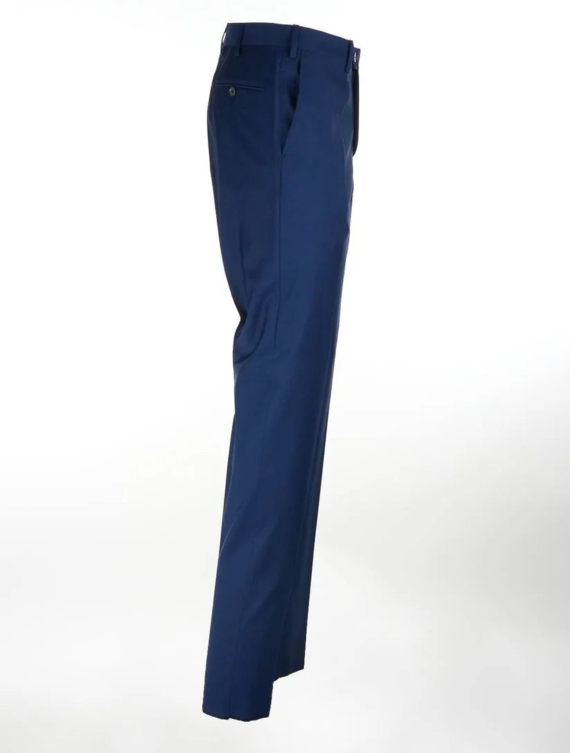 MARCO PESCAROLO Blue Wool Dress Pants