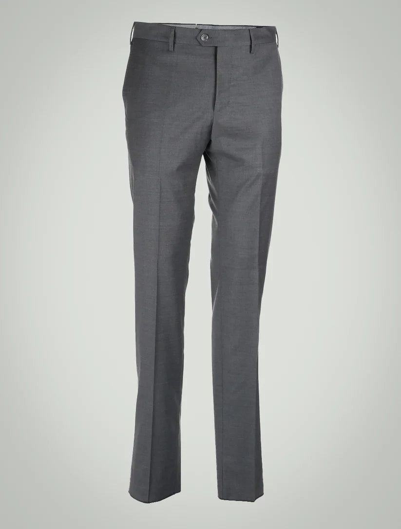 MARCO PESCAROLO Gray Wool Dress Pants