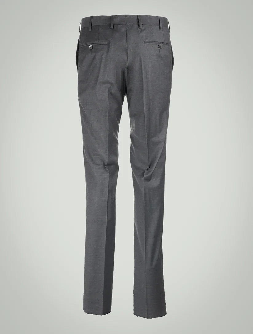 MARCO PESCAROLO Gray Wool Dress Pants