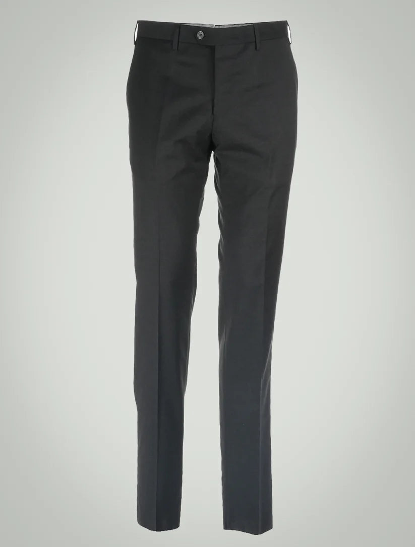 MARCO PESCAROLO Dark Gray Wool Dress Pants