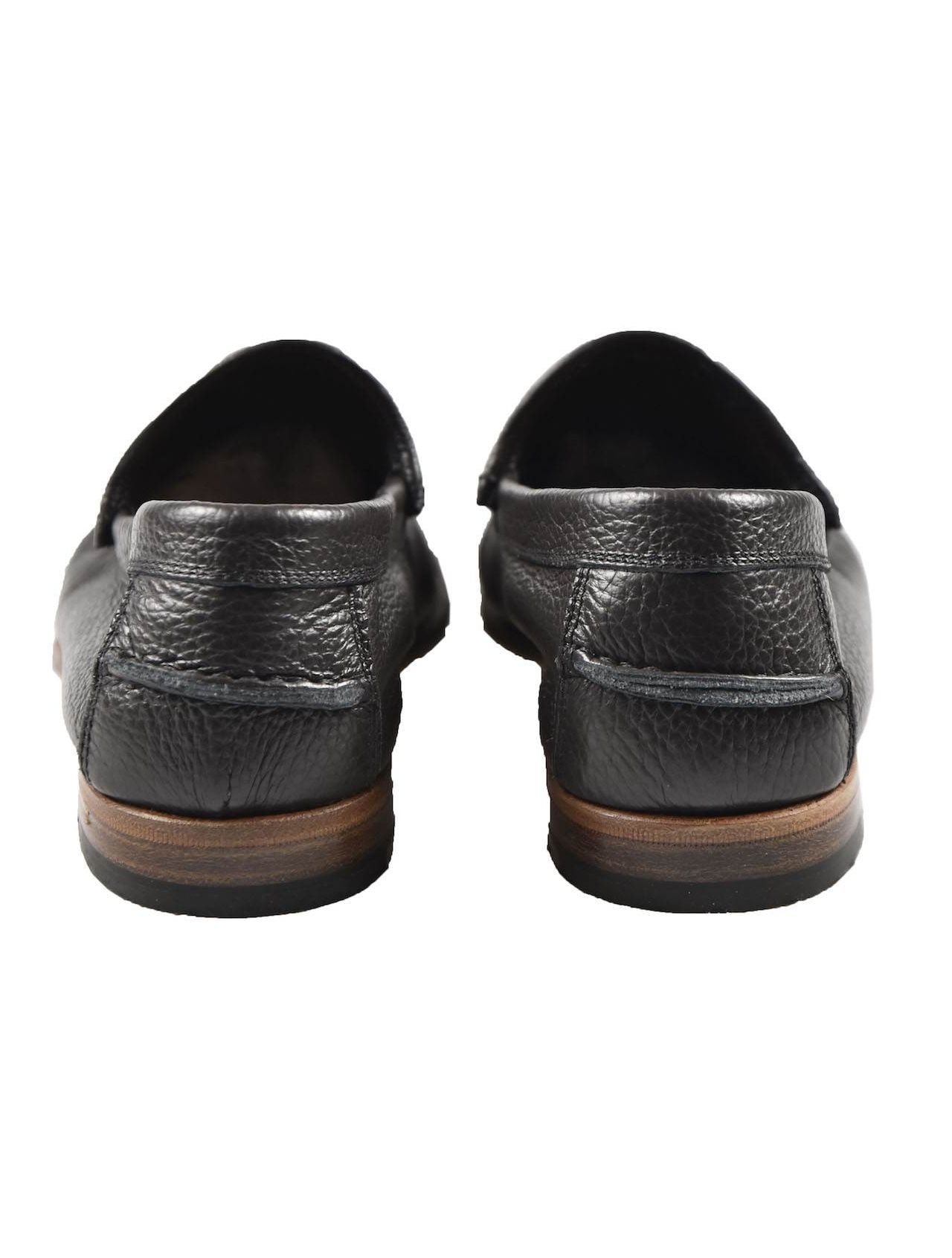 Kiton Brown Leather Loafers