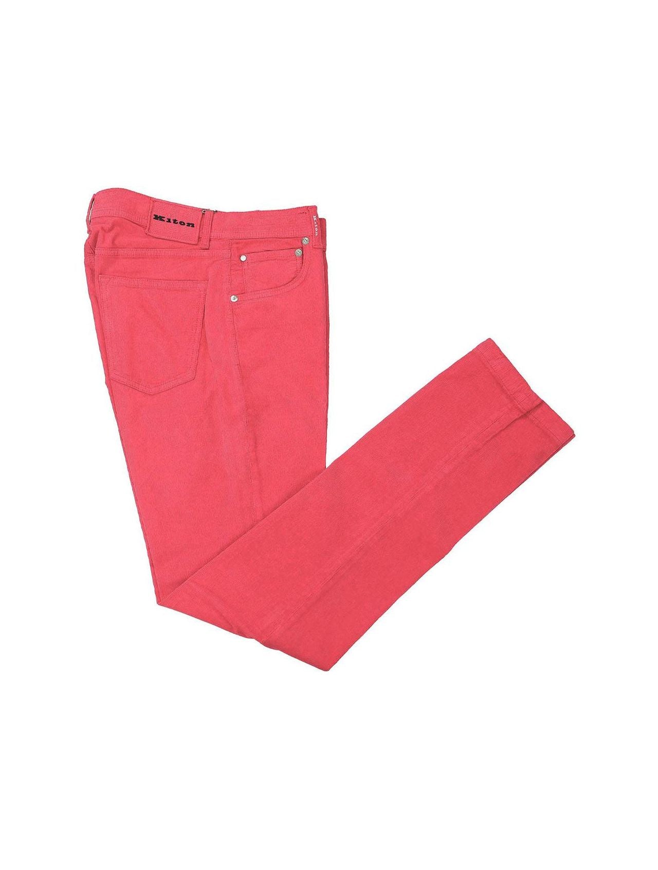 Kiton Pink Cotton Ea Jeans