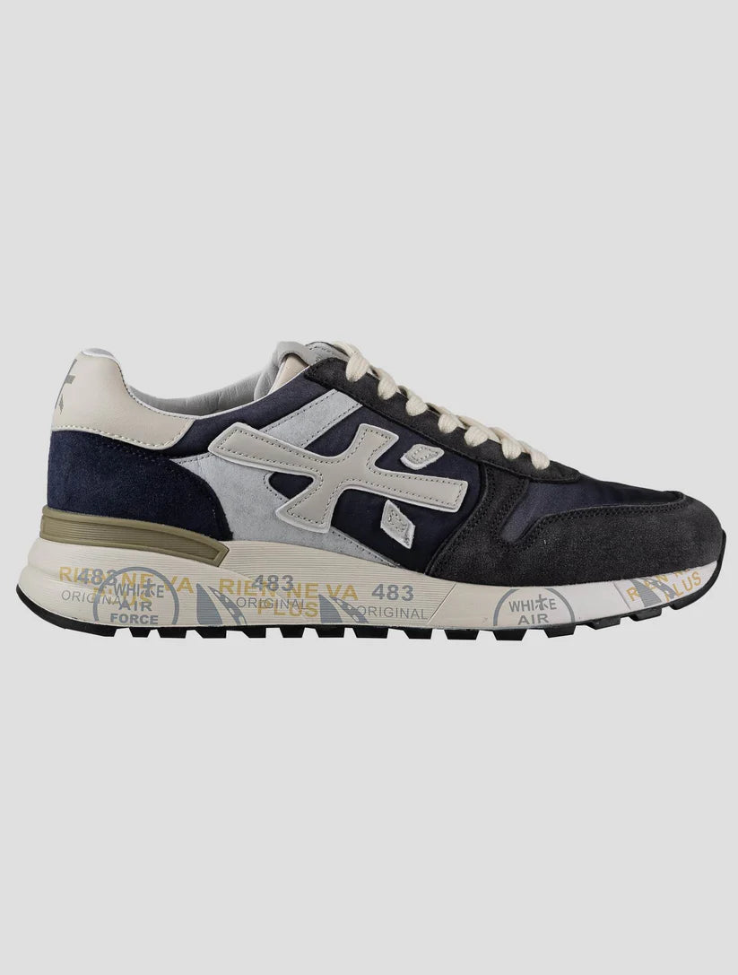 Premiata Multicolor Leather Suede Pa Pu Sneakers
