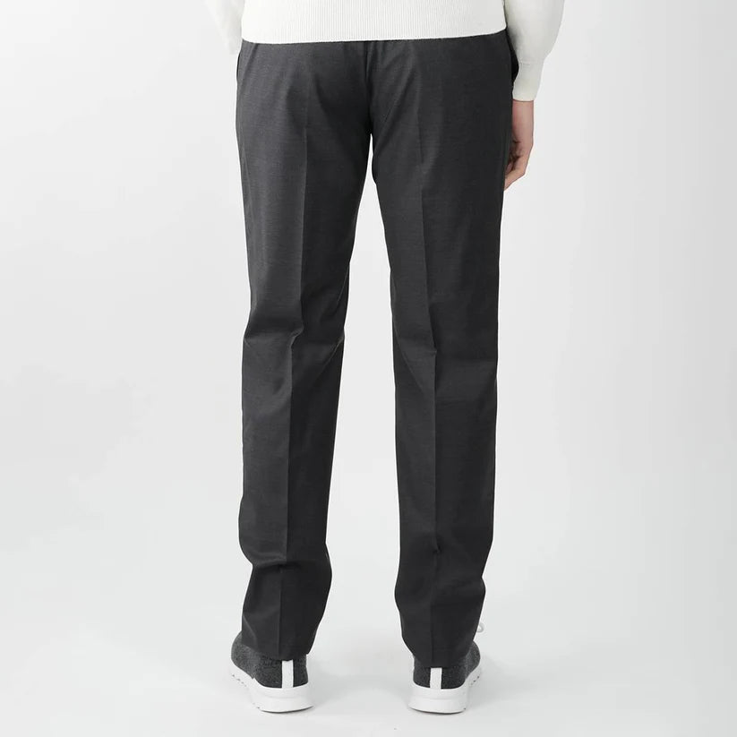 MARCO PESCAROLO Dark Gray Wool Dress Pants