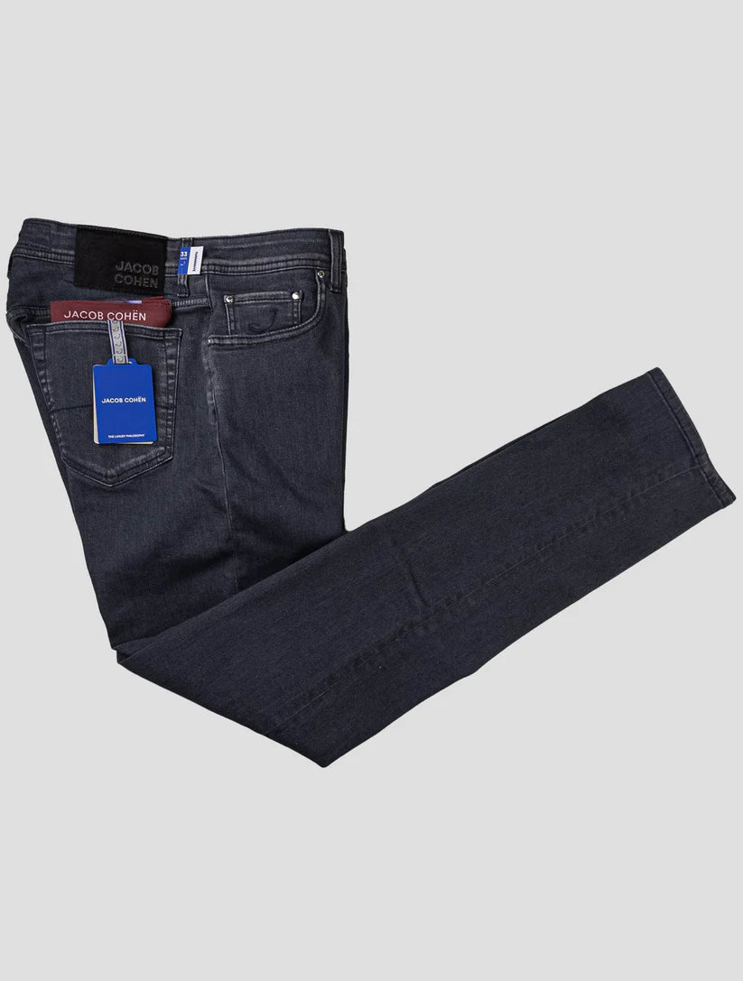 Jacob Cohen Gray Cotton Els Ea Jeans