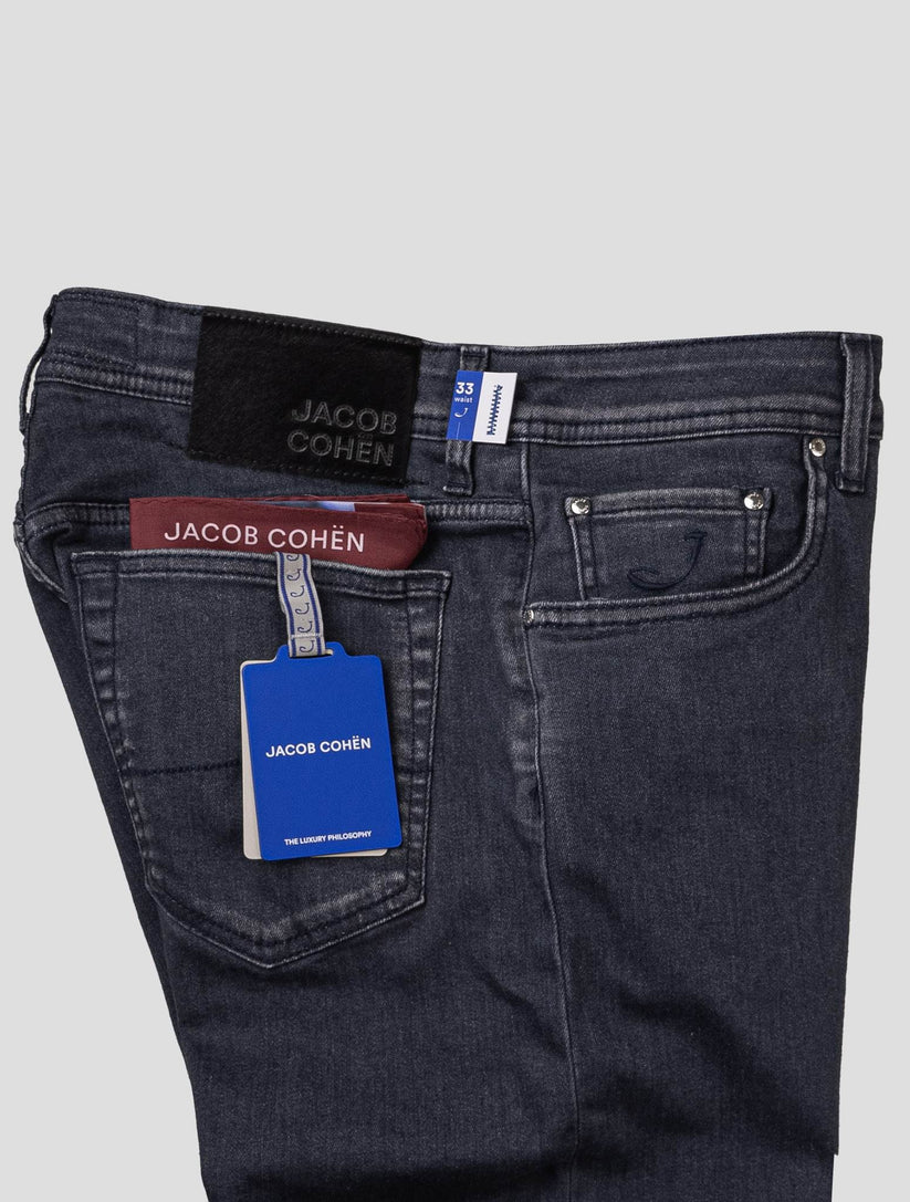 Jacob Cohen Gray Cotton Els Ea Jeans
