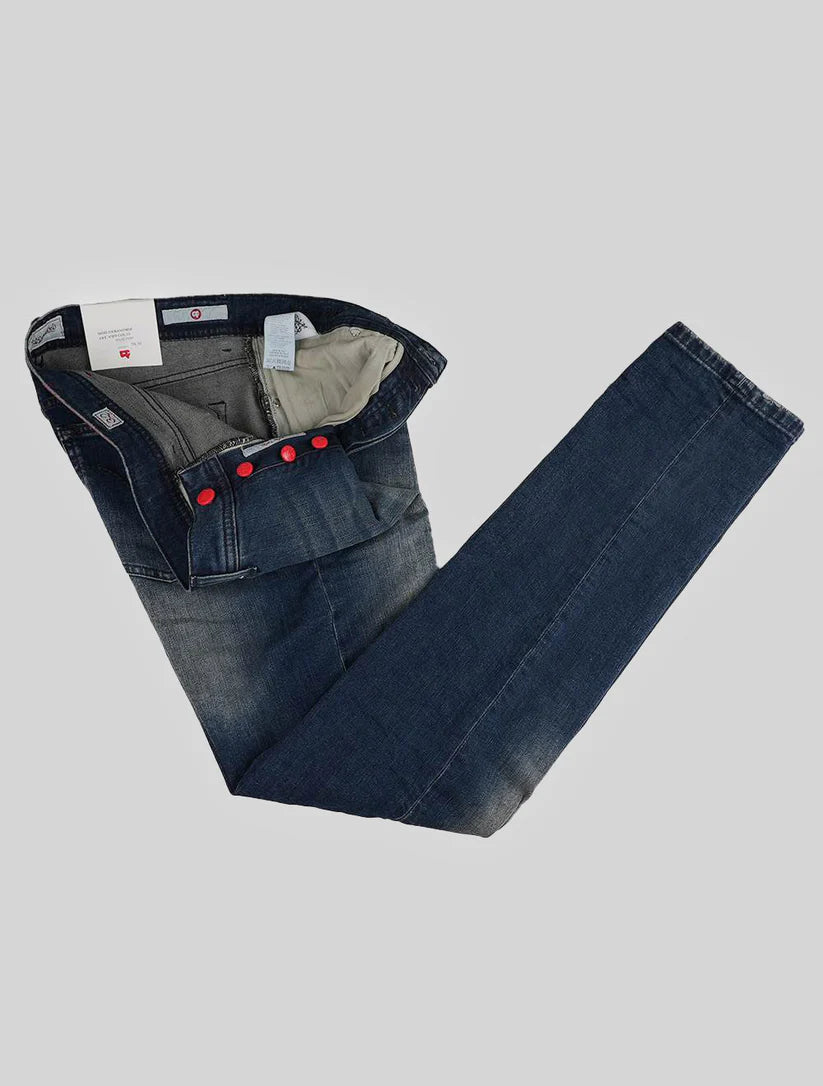 Marco Pescarolo Blue Cotton Ea Jeans
