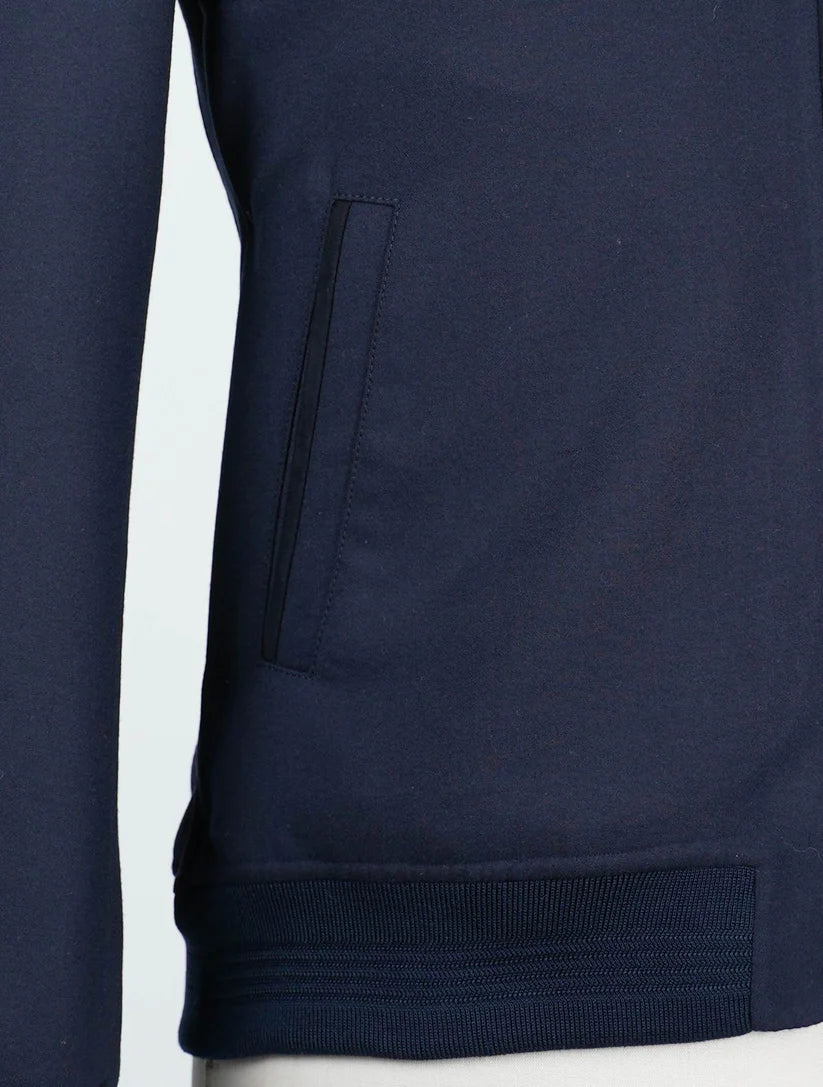 Kiton Blue Wool Ea Coat