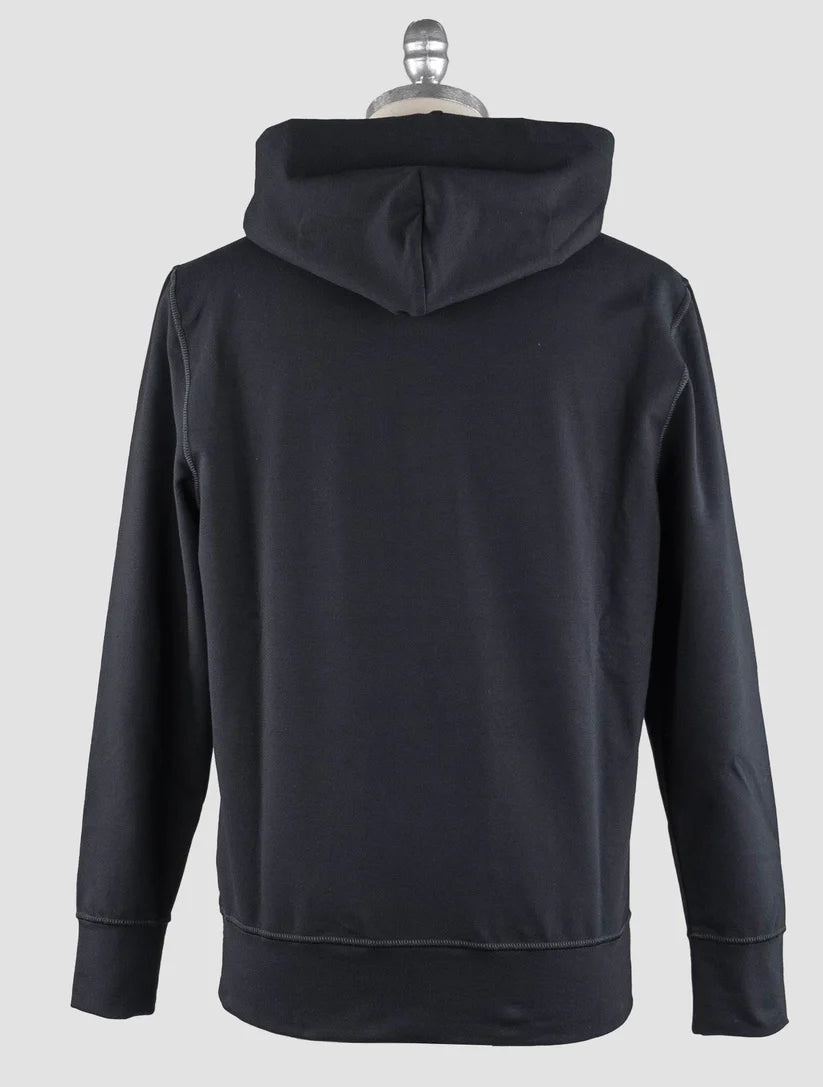 Kiton Black Cotton Ea Sweater