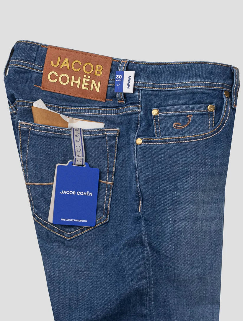 Jacob Cohen Blue Cotton Els Ea Jeans