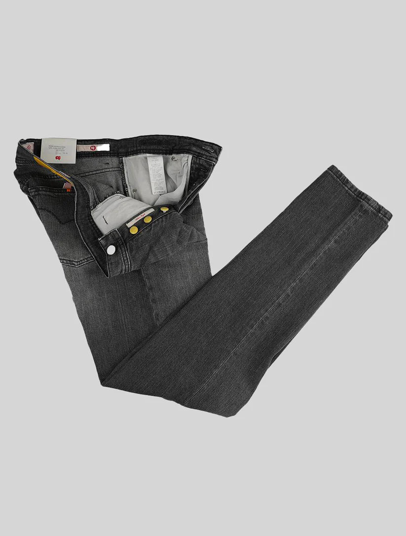 Marco Pescarolo Gray Cotton Ea Jeans