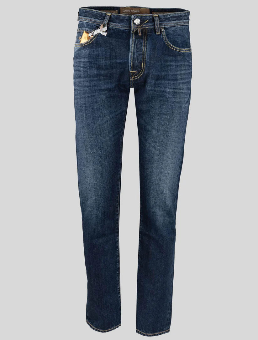 Jacob Cohen Blue Cotton Jeans Limited Edition
