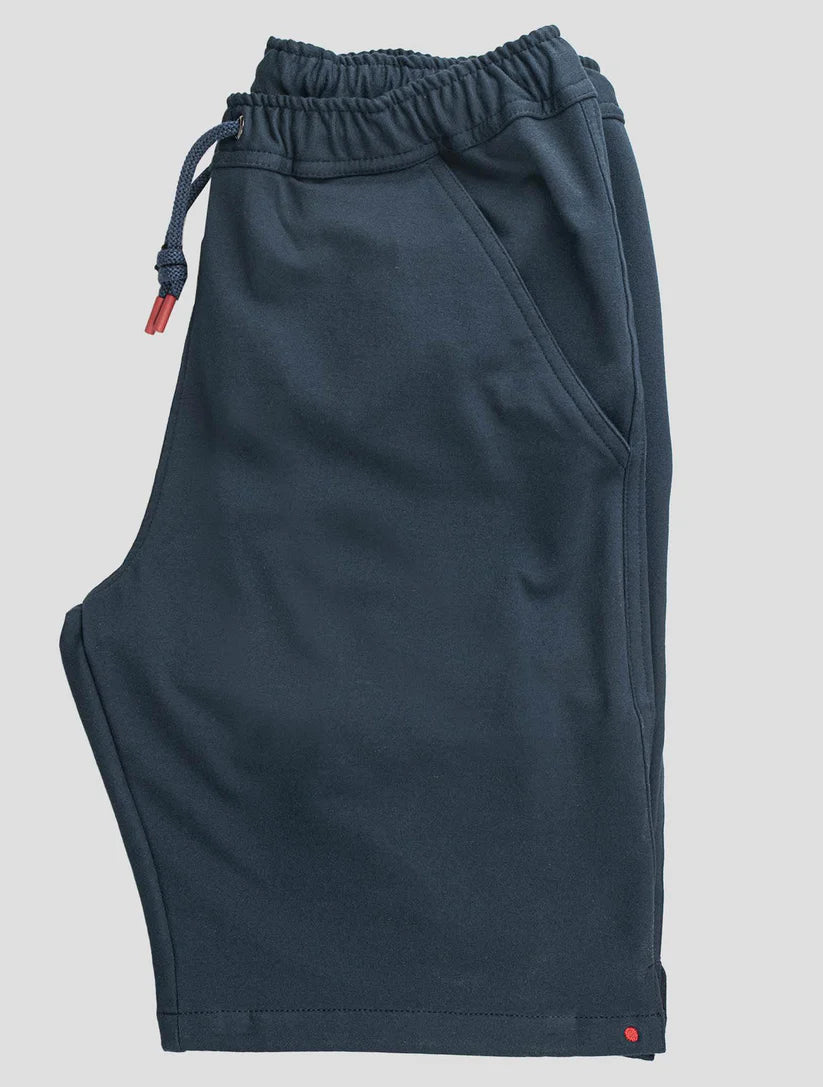 Kiton Blue Cotton Ea Tracksuit Short Pants