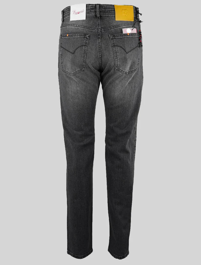 Marco Pescarolo Gray Cotton Ea Jeans