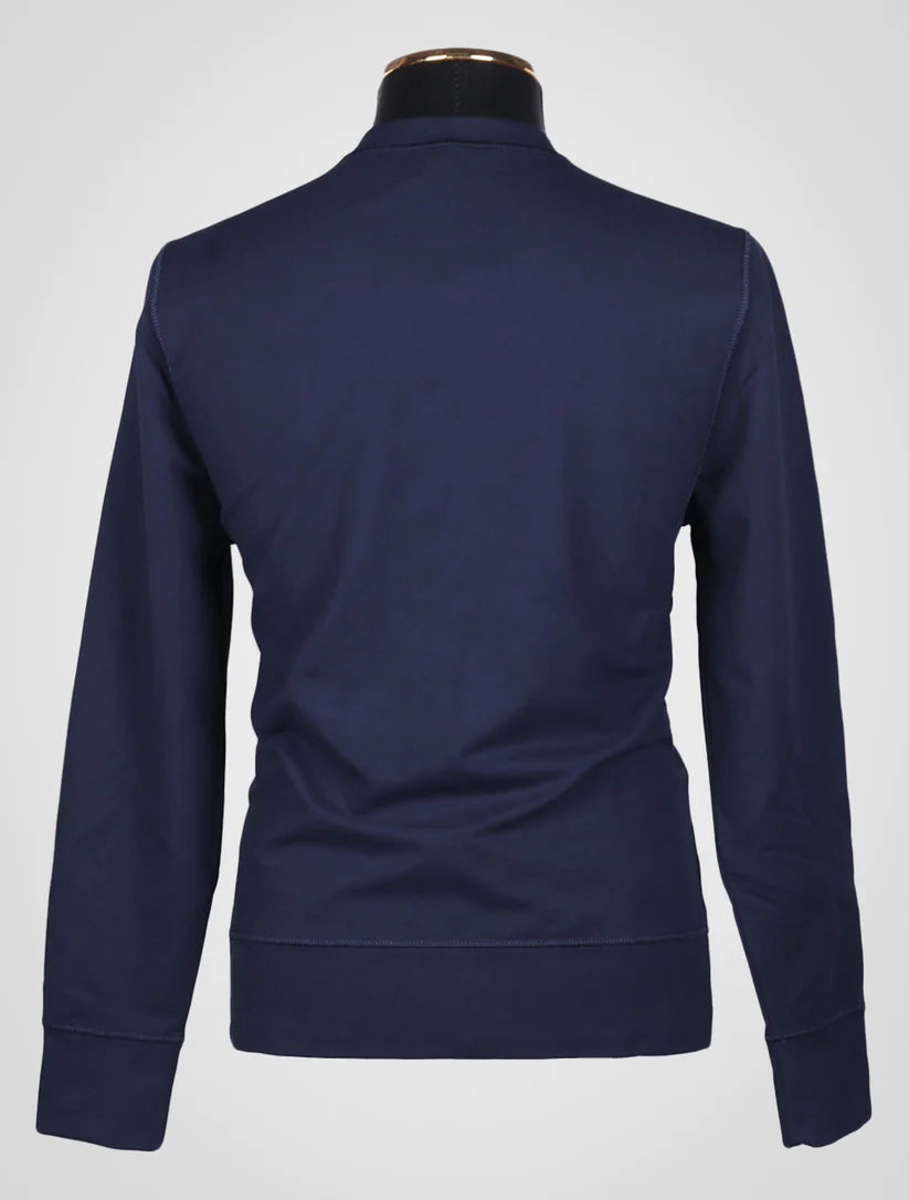 KITON Blue Cotton Ea Sweater