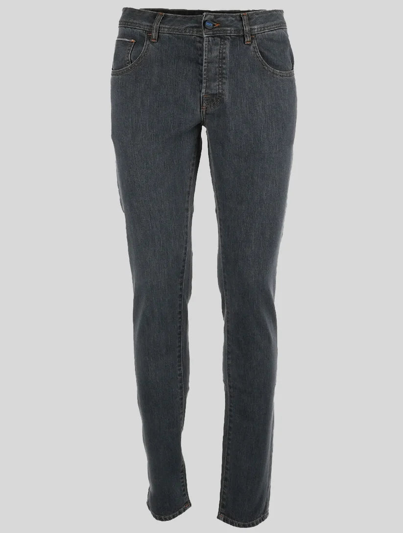 KNT Kiton Cotton Pe Gray Jeans