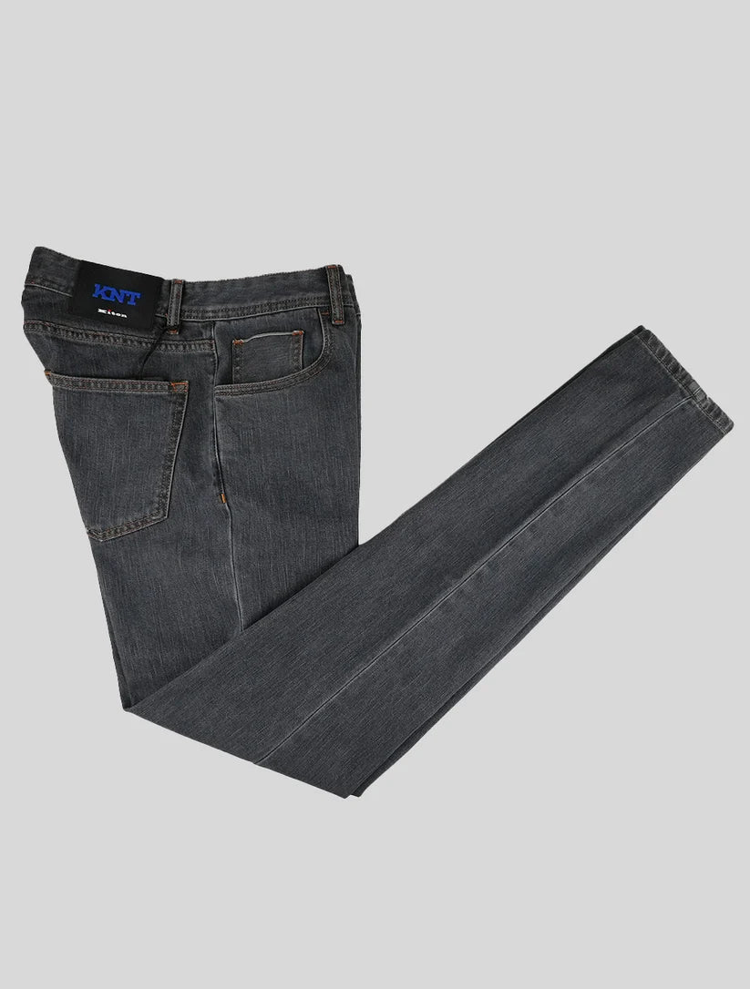 KNT Kiton Cotton Pe Gray Jeans