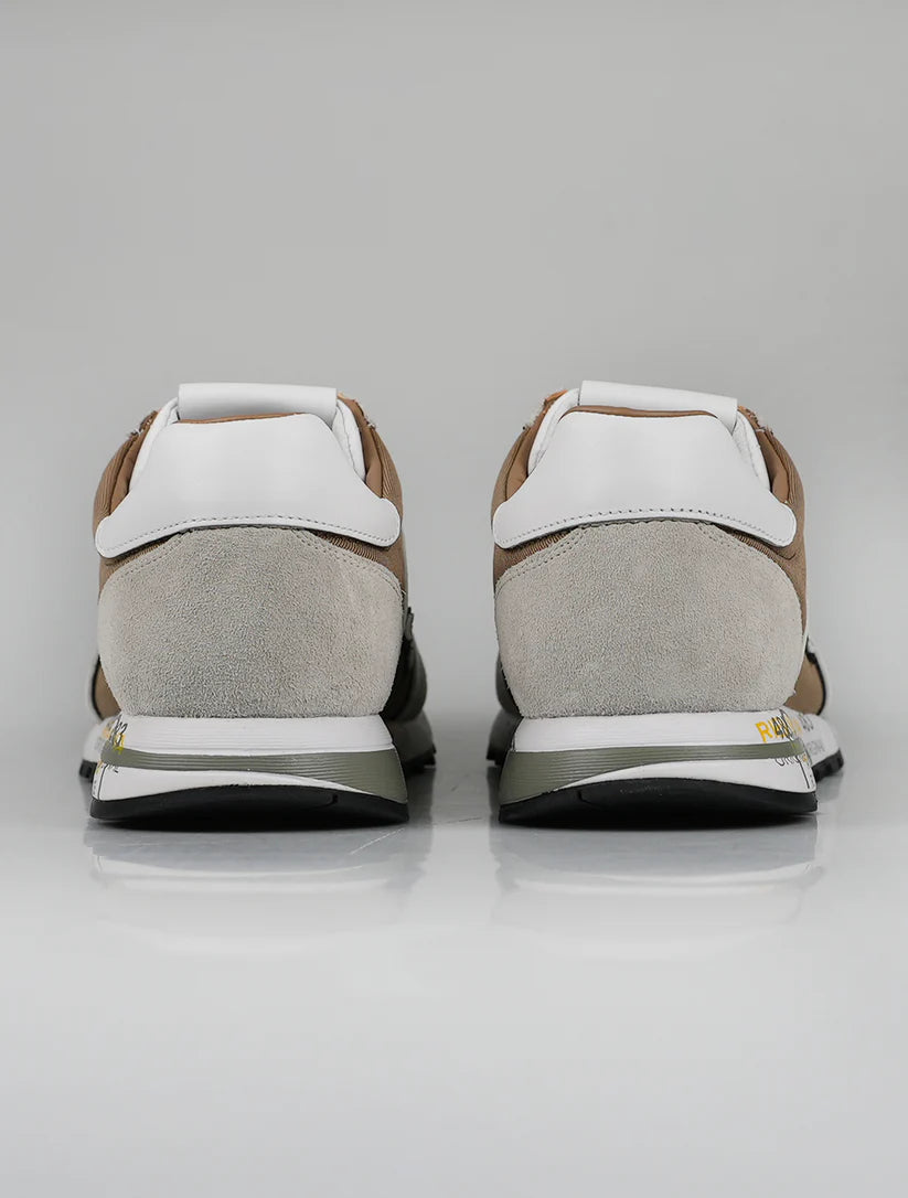 Premiata Multicolor Leather Suede Cotton Pa Sneakers