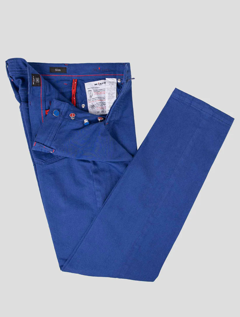 Kiton Kiton Blue Cotton Ea JeansBlue Cotton Ea Jeans
