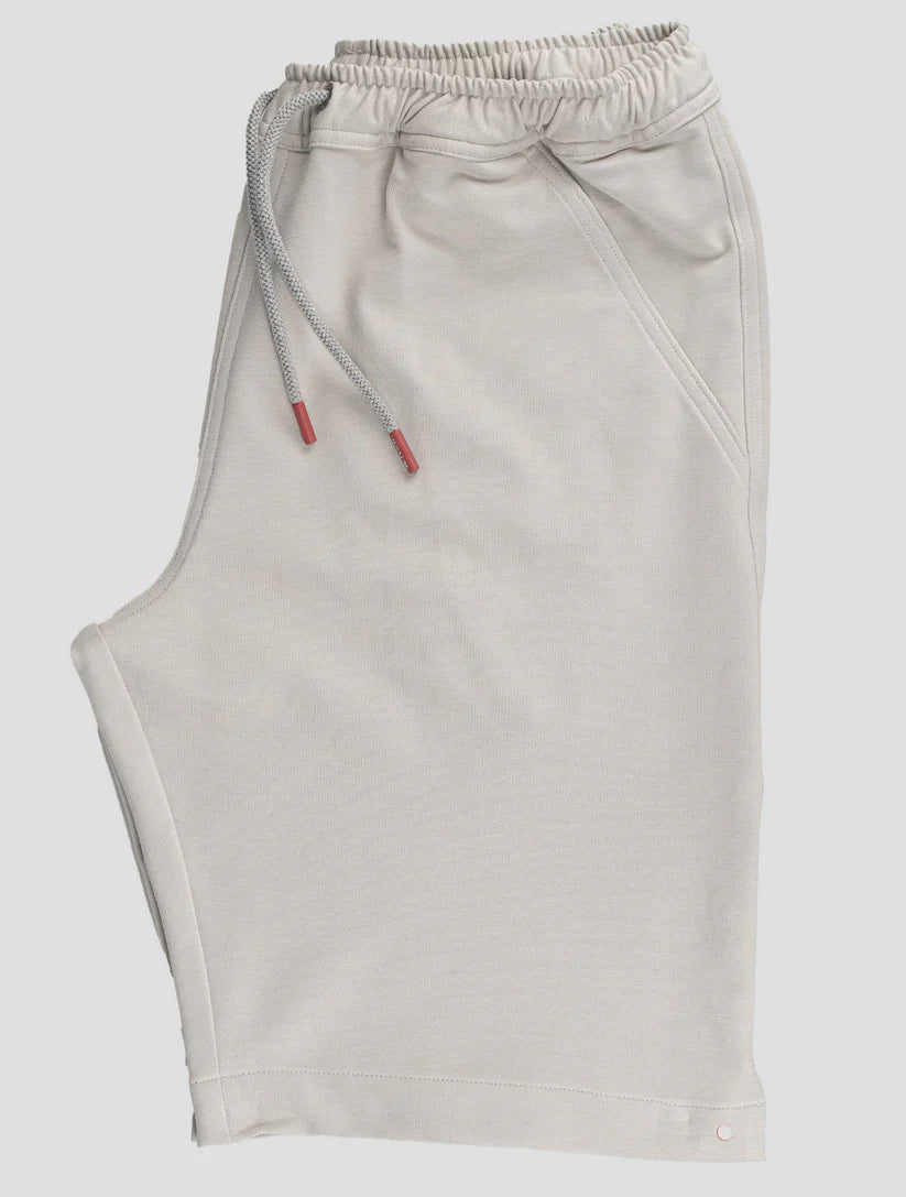 Kiton Gray Cotton Ea Tracksuit Short Pants