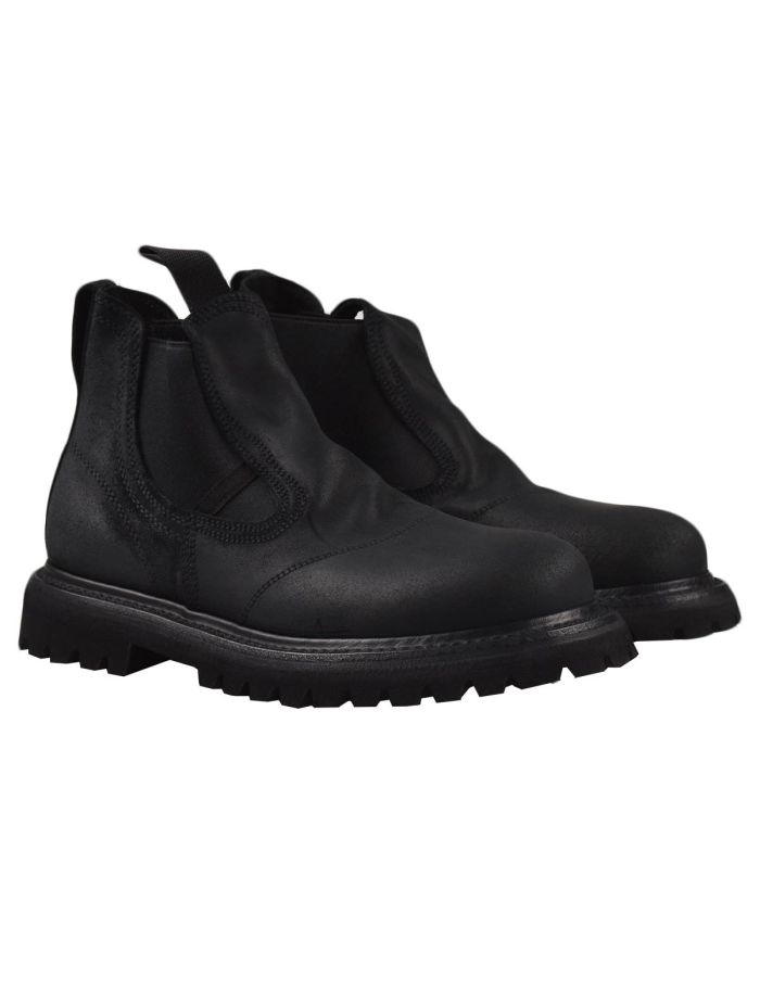 Premiata Black Leather Boots