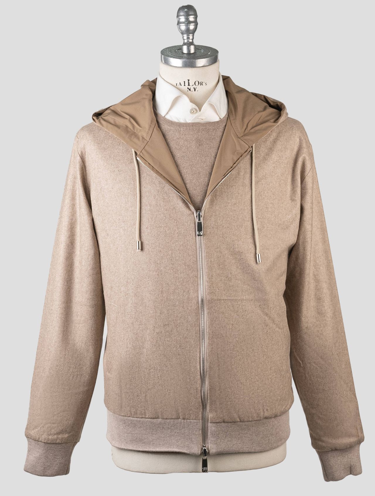 Marco Pescarolo Beige Cashmere Pa Ea Pl Reverse Coat
