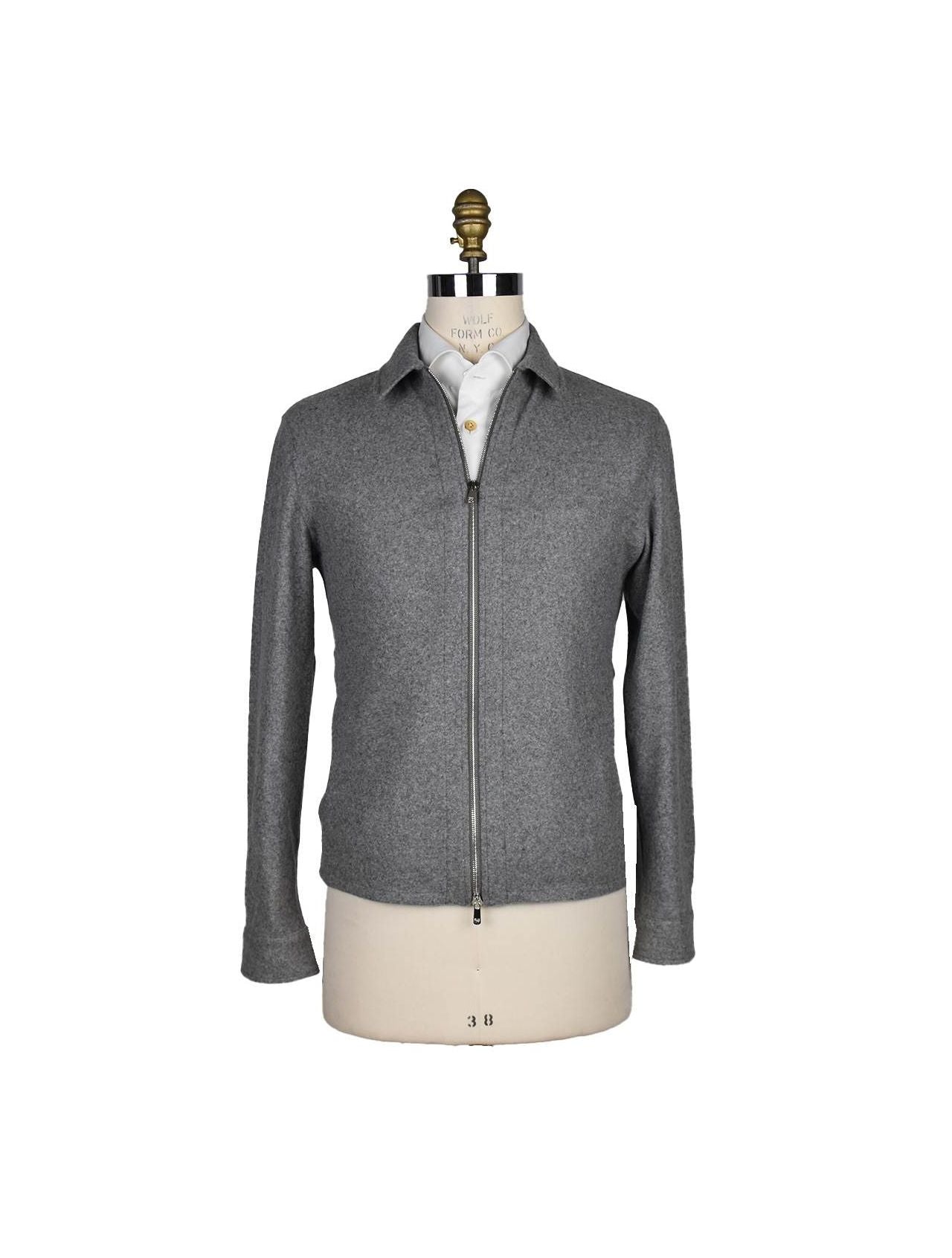Marco Pescarolo Gray Cashmere Ea Coat