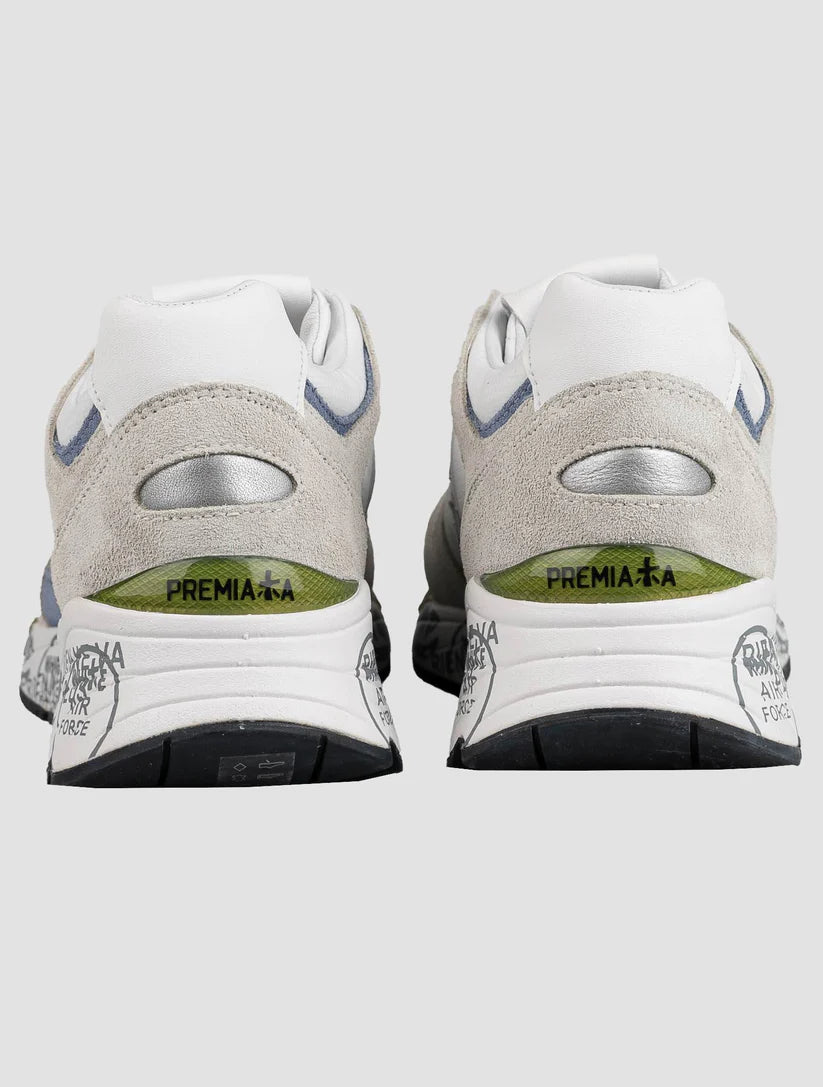 Premiata Multicolor Leather Suede Pa Sneakers