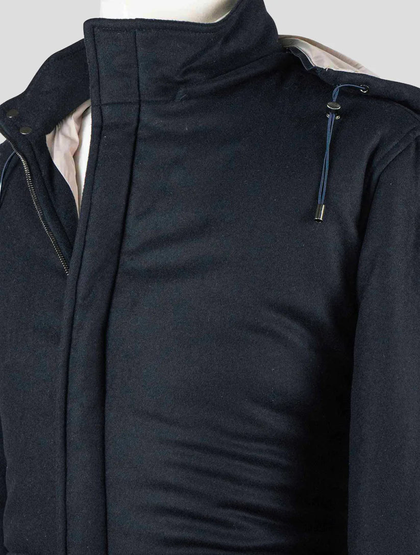 Barba Napoli Dark Blue Cashmere Ea Coat