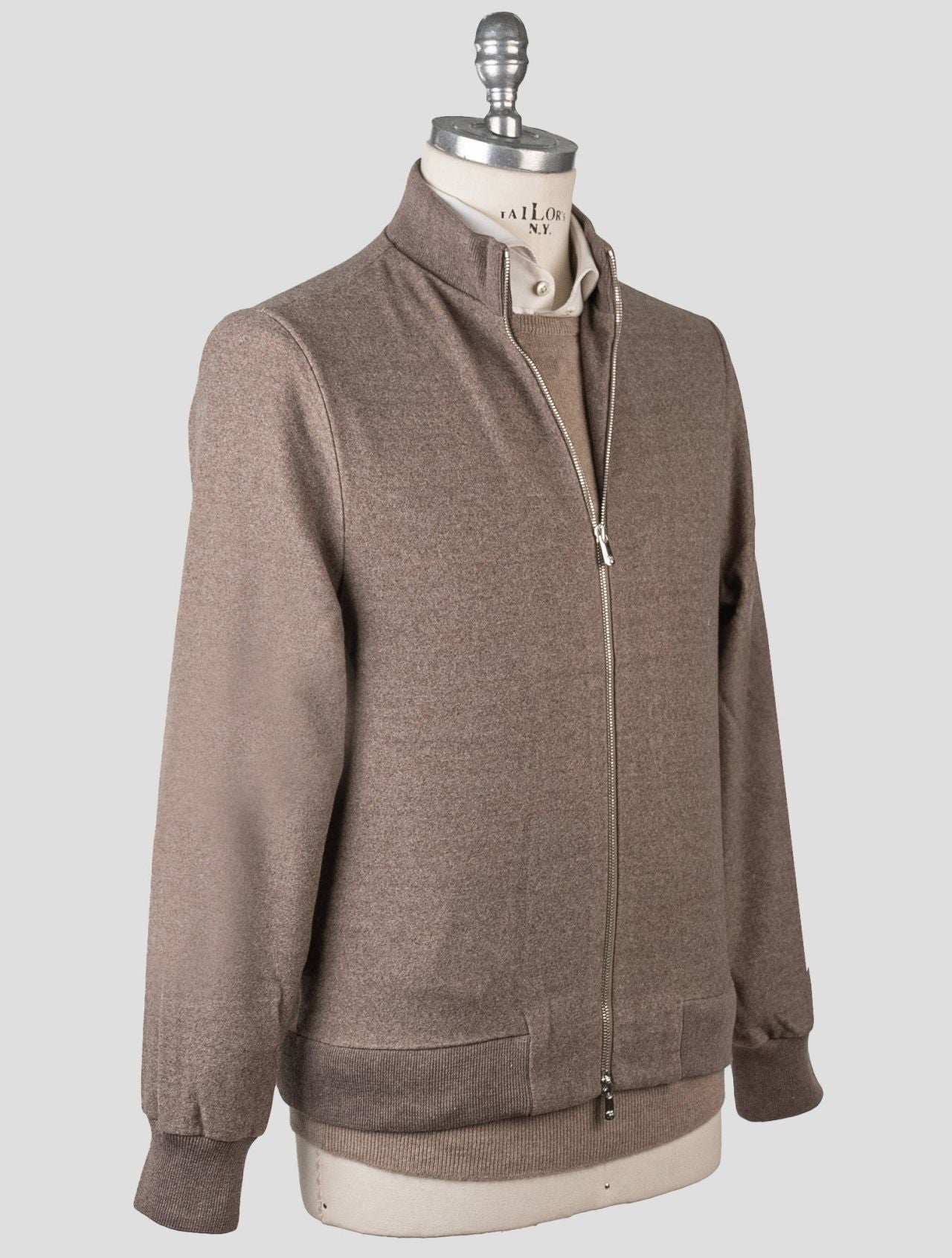 Marco Pescarolo Brown Virgin Wool Coat