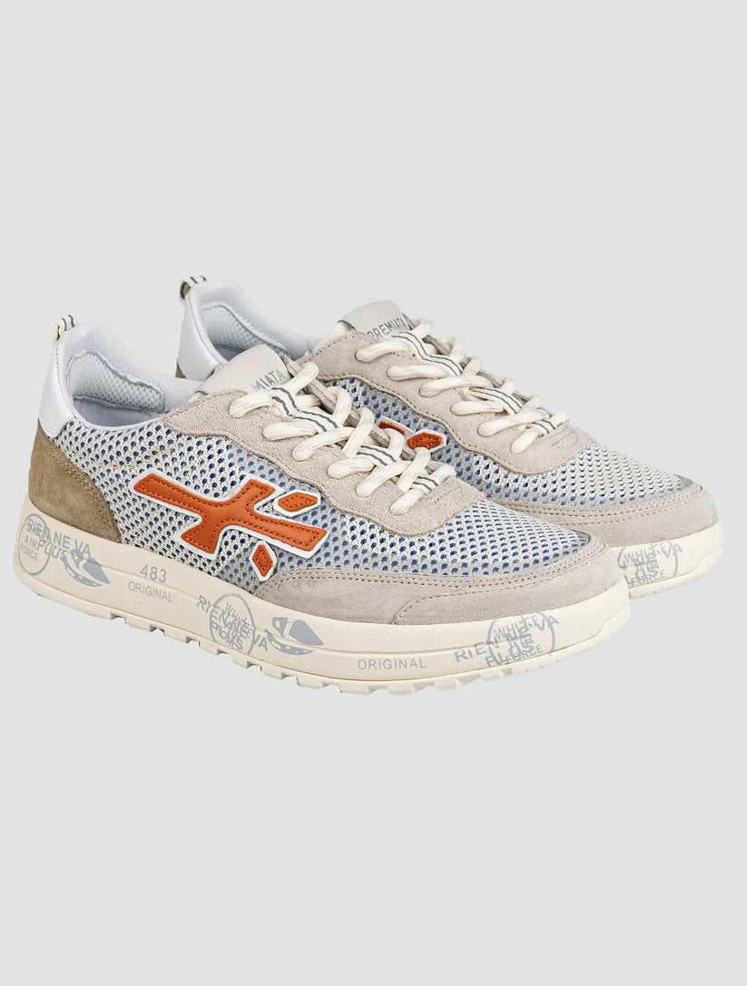 Premiata Multicolor Pl Leather Suede Pa Nylon Pu Cotton Sneakers
