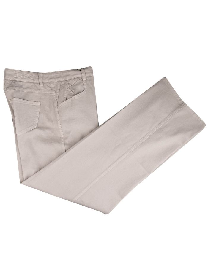Kiton Gray Cotton Cotton Ea Jeans