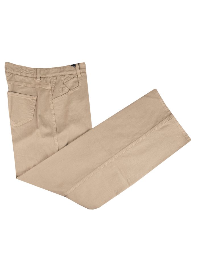 Kiton Beige Cotton Ea Jeans