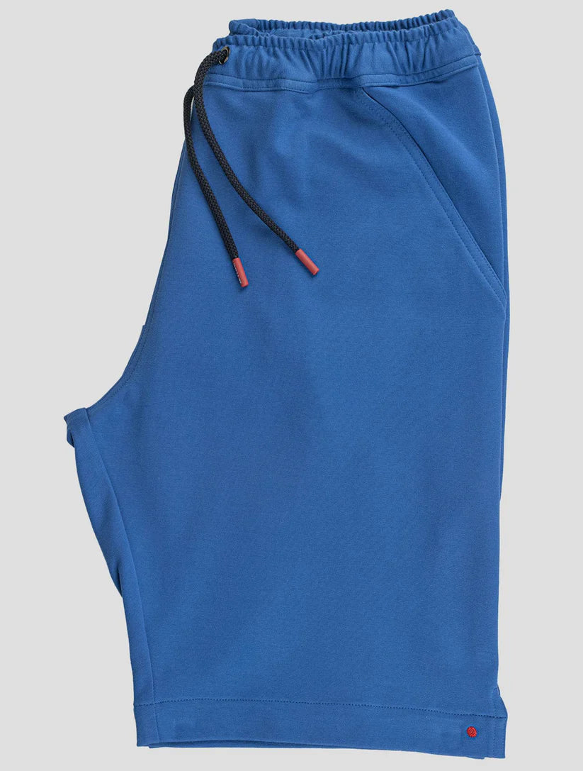 Kiton Blue Cotton Ea Tracksuit Short Pants