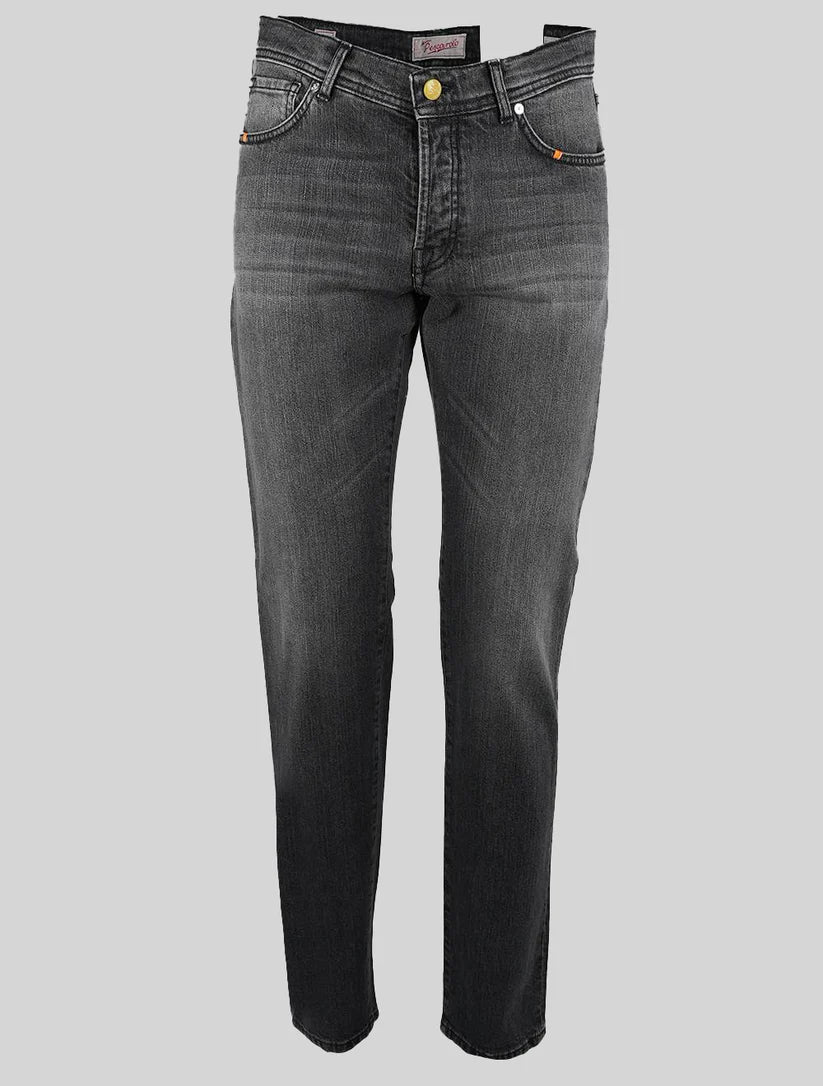 Marco Pescarolo Gray Cotton Ea Jeans