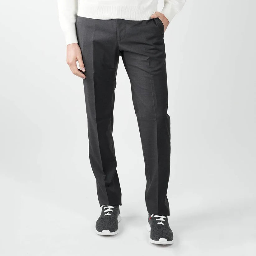 MARCO PESCAROLO Dark Gray Wool Dress Pants