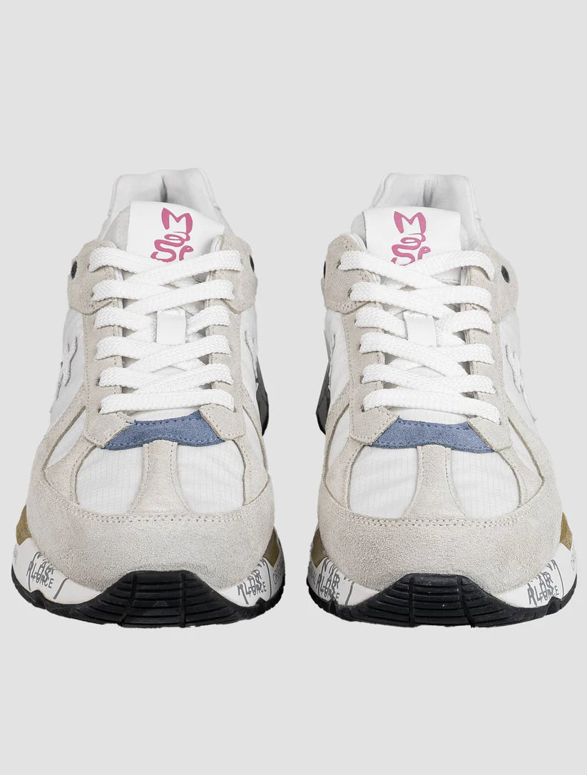 Premiata Multicolor Leather Suede Pa Sneakers