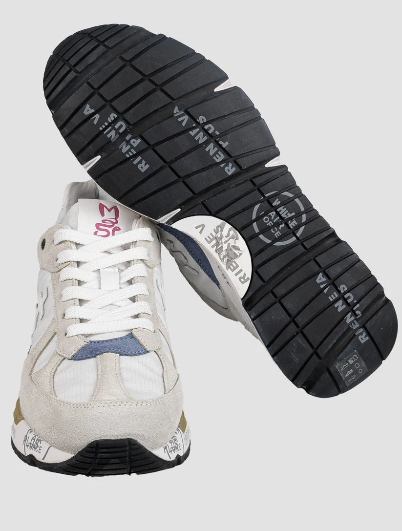 Premiata Multicolor Leather Suede Pa Sneakers