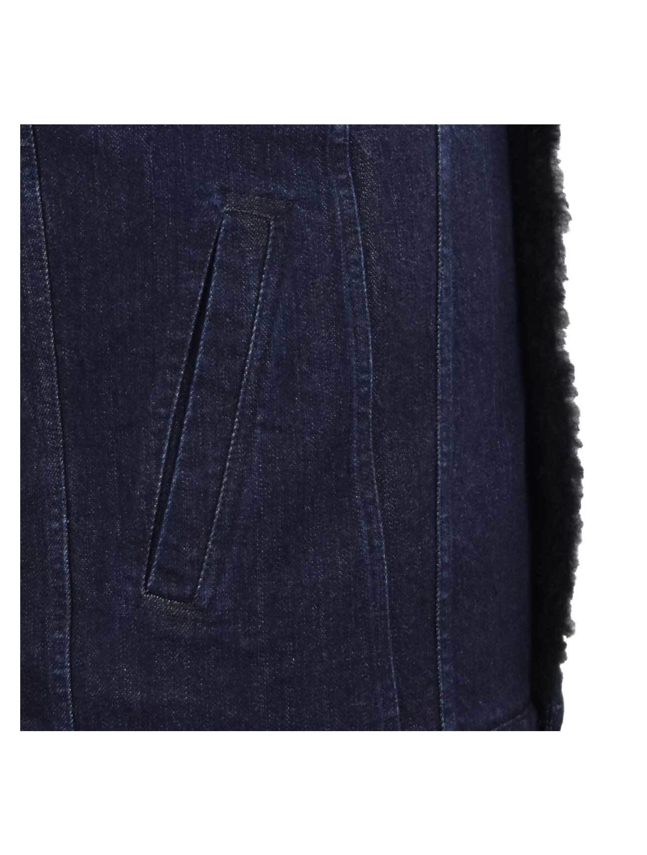 Kiton Dark Blue Cotton Ea Coat