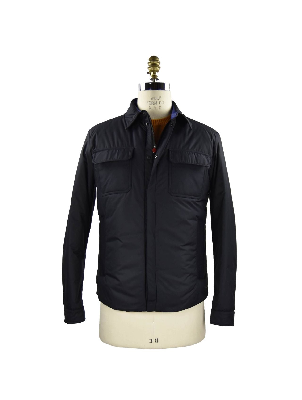 Kiton Blue Pl Coat