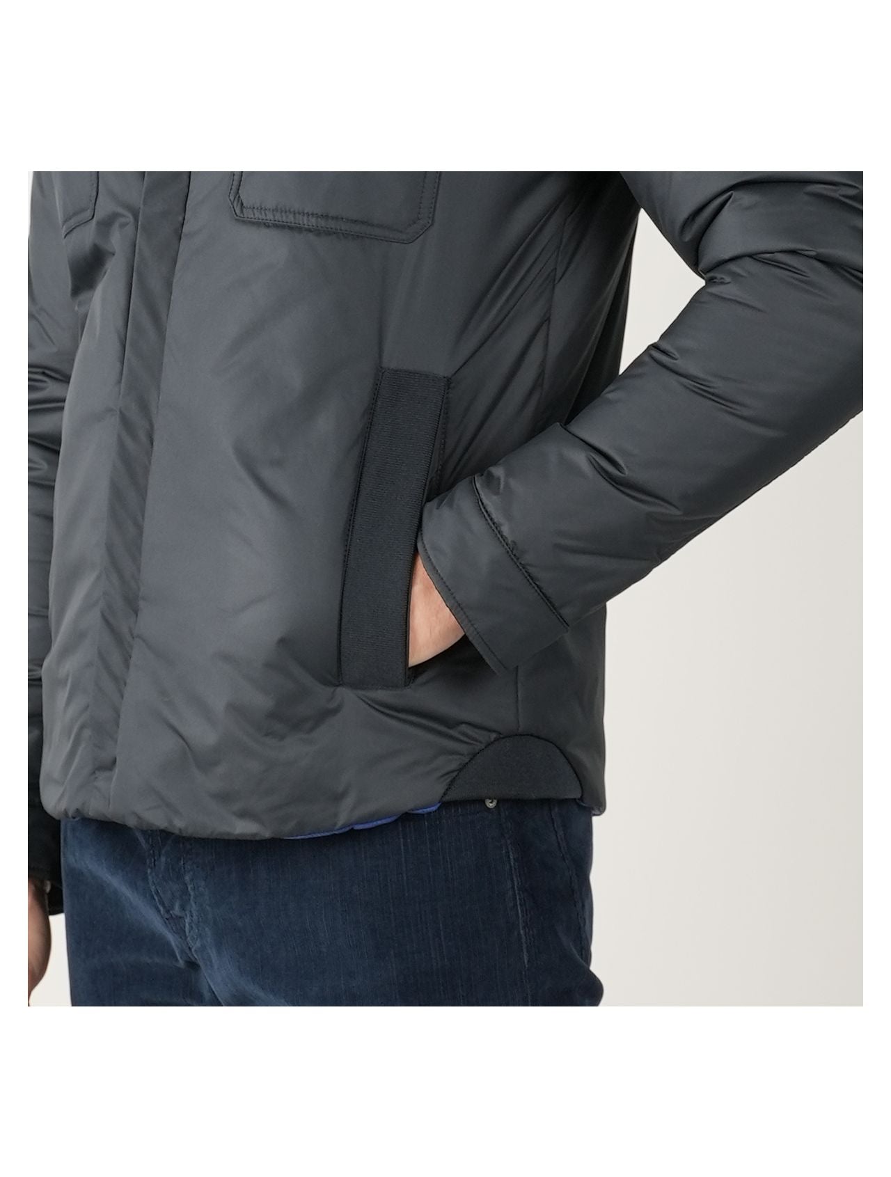 Kiton Blue Pl Coat