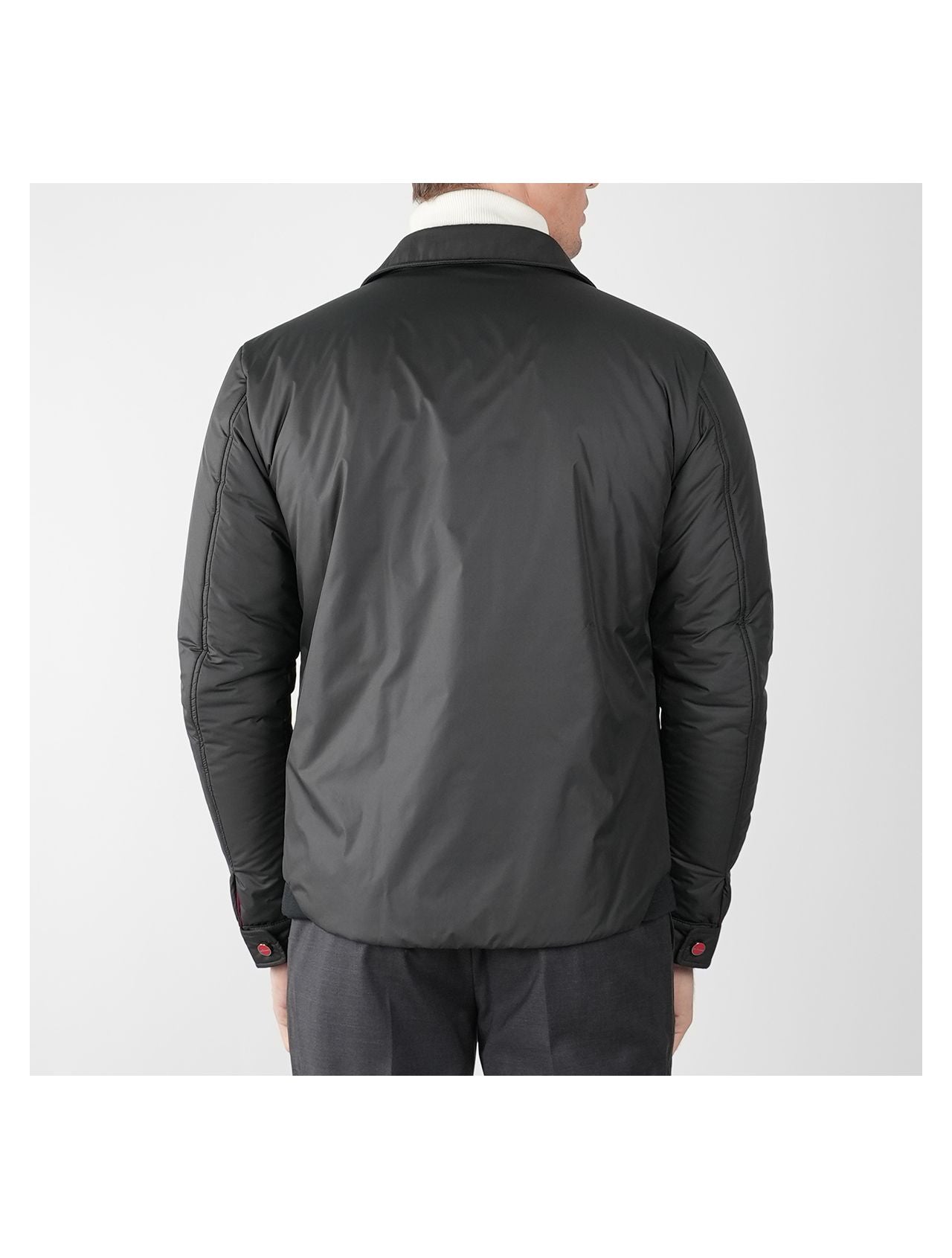 Kiton Black Pl Coat