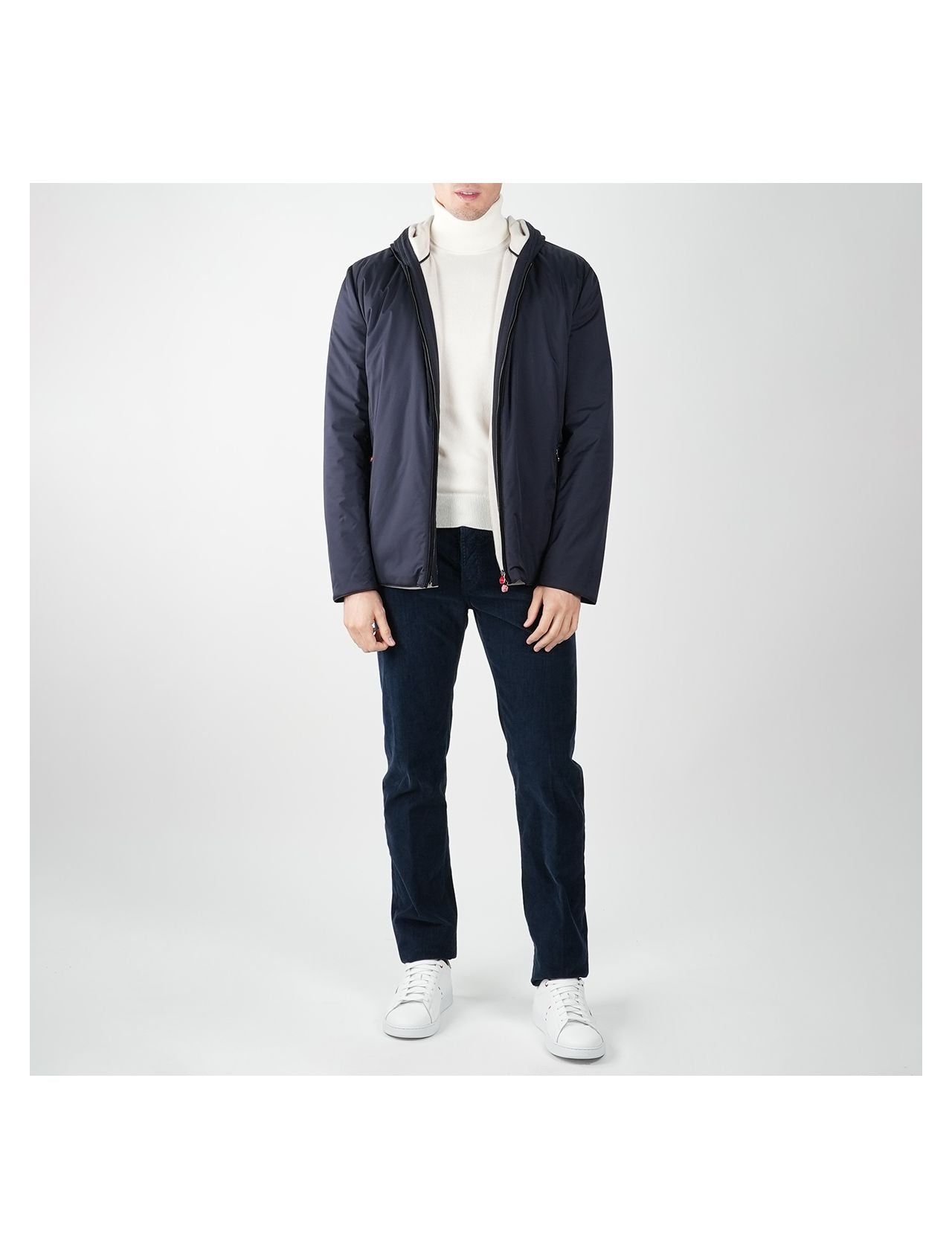 Kiton Blue Pa Pu Coat