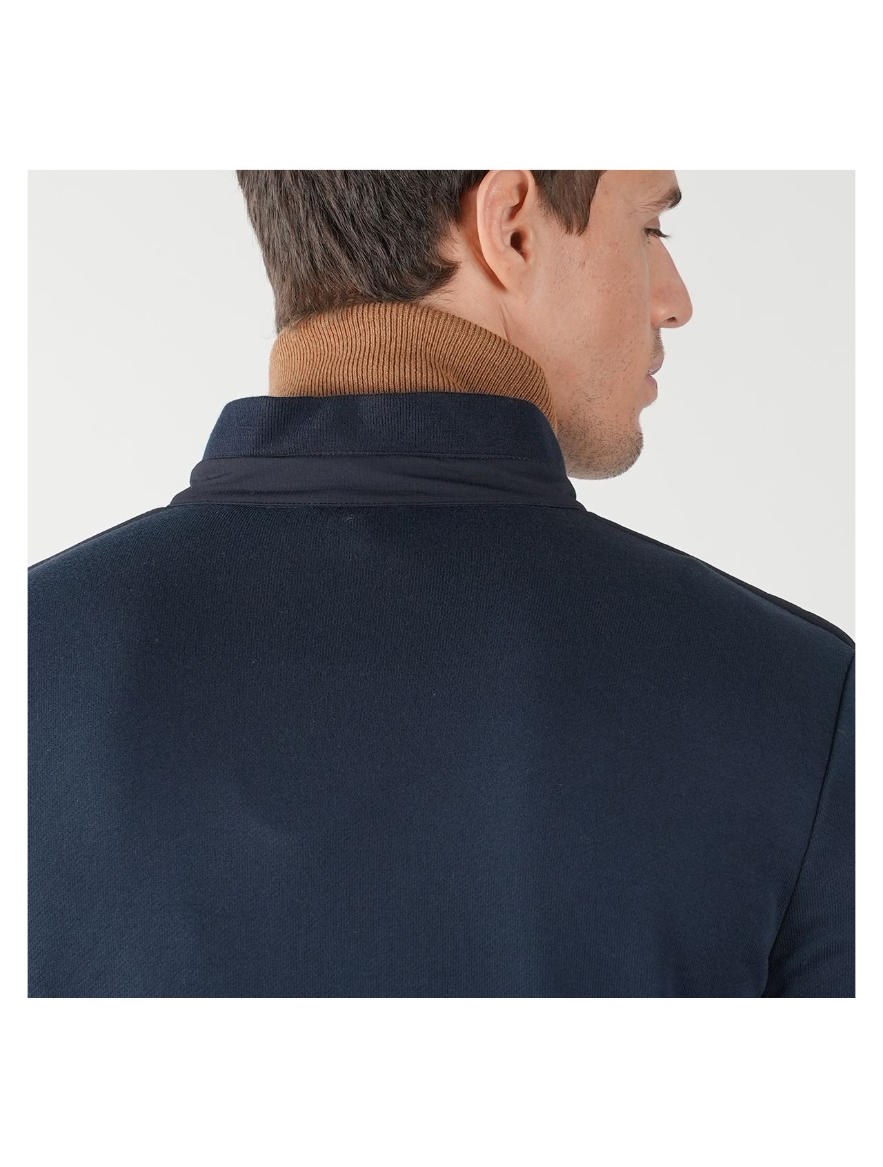 Kiton Blue Cotton Pl Pa Ea Coat