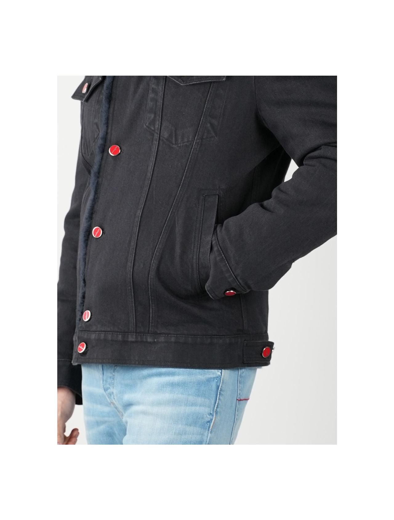 Kiton Black Cotton Ea Coat
