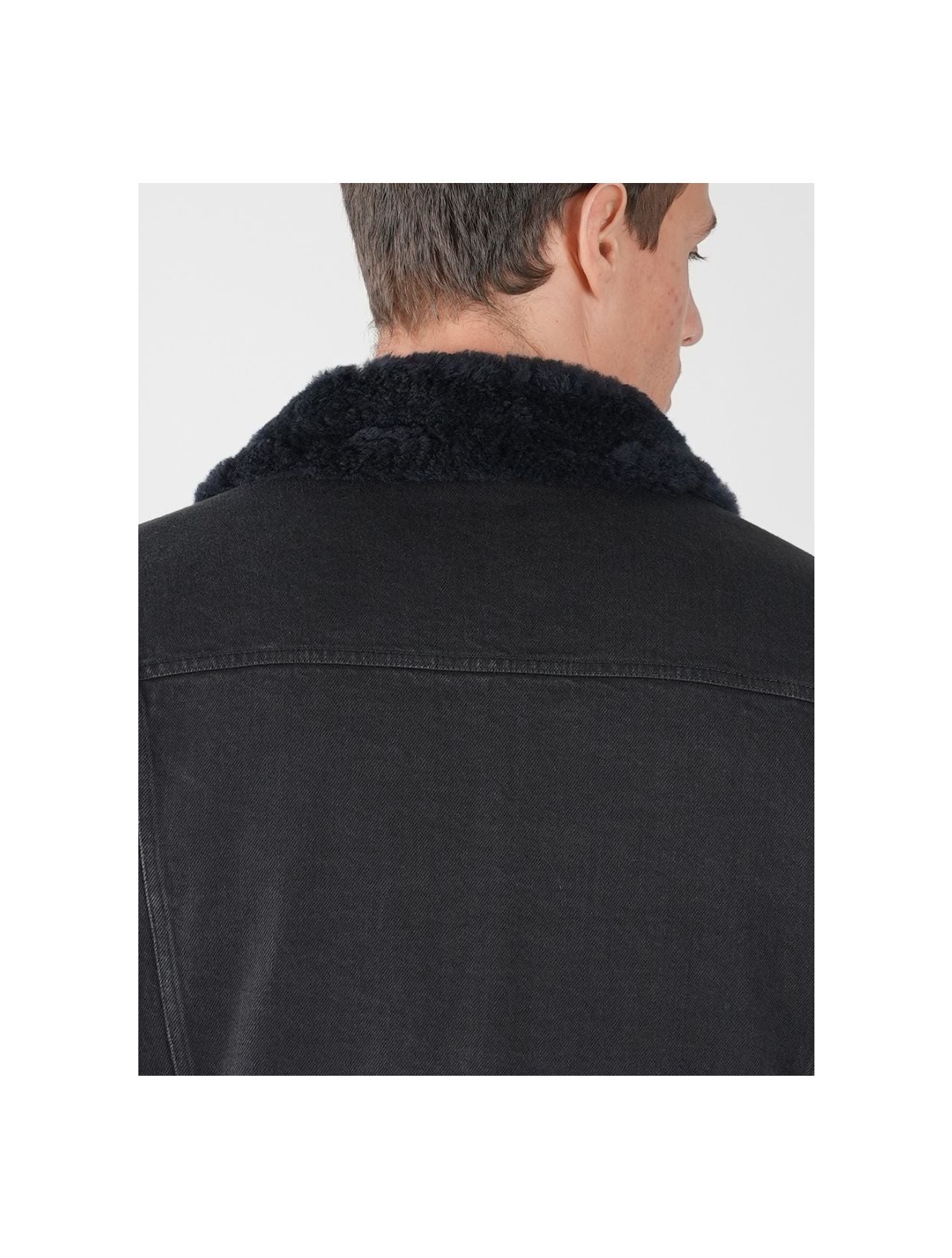 Kiton Black Cotton Ea Coat