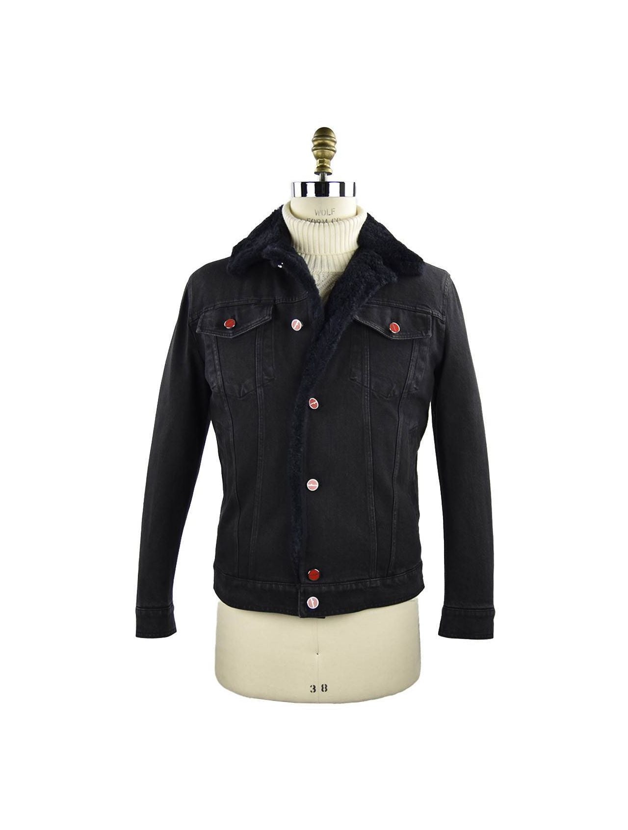 Kiton Black Cotton Ea Coat