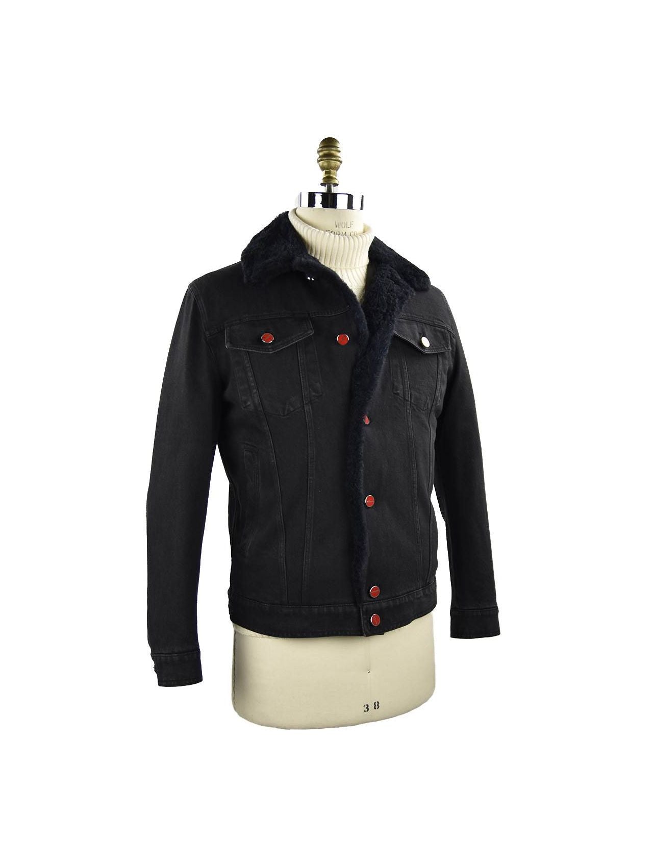 Kiton Black Cotton Ea Coat